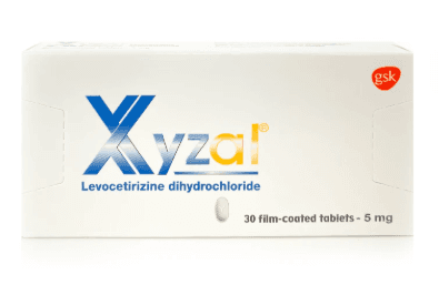 XYZAL 5MG 30 Tablets