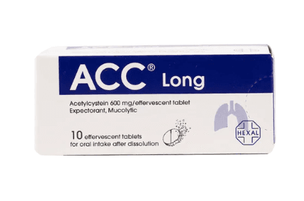 ACC Long Effervescent 600MG 10 Tablets